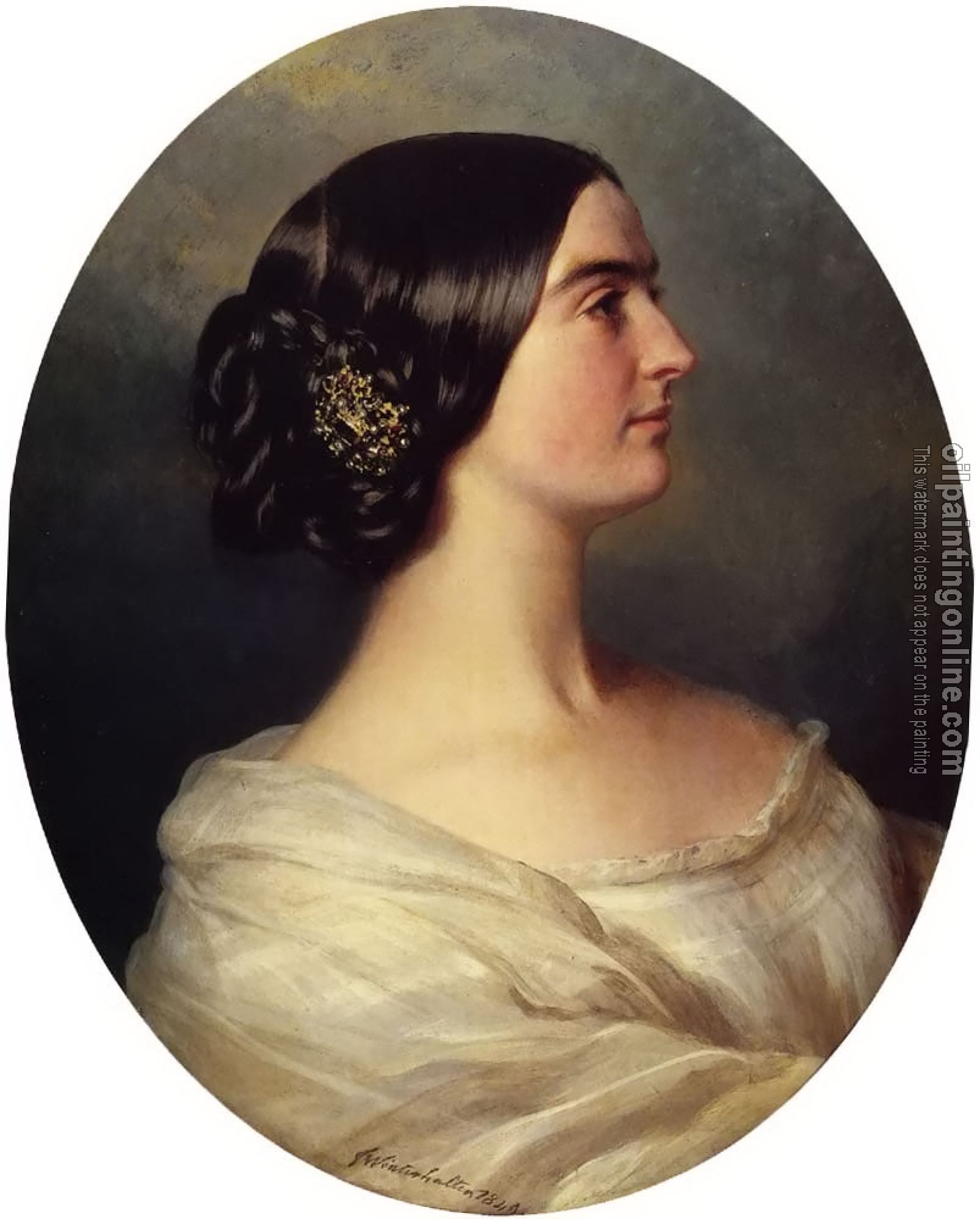 Winterhalter, Franz Xavier - Charlotte Stuart Viscountess Canning